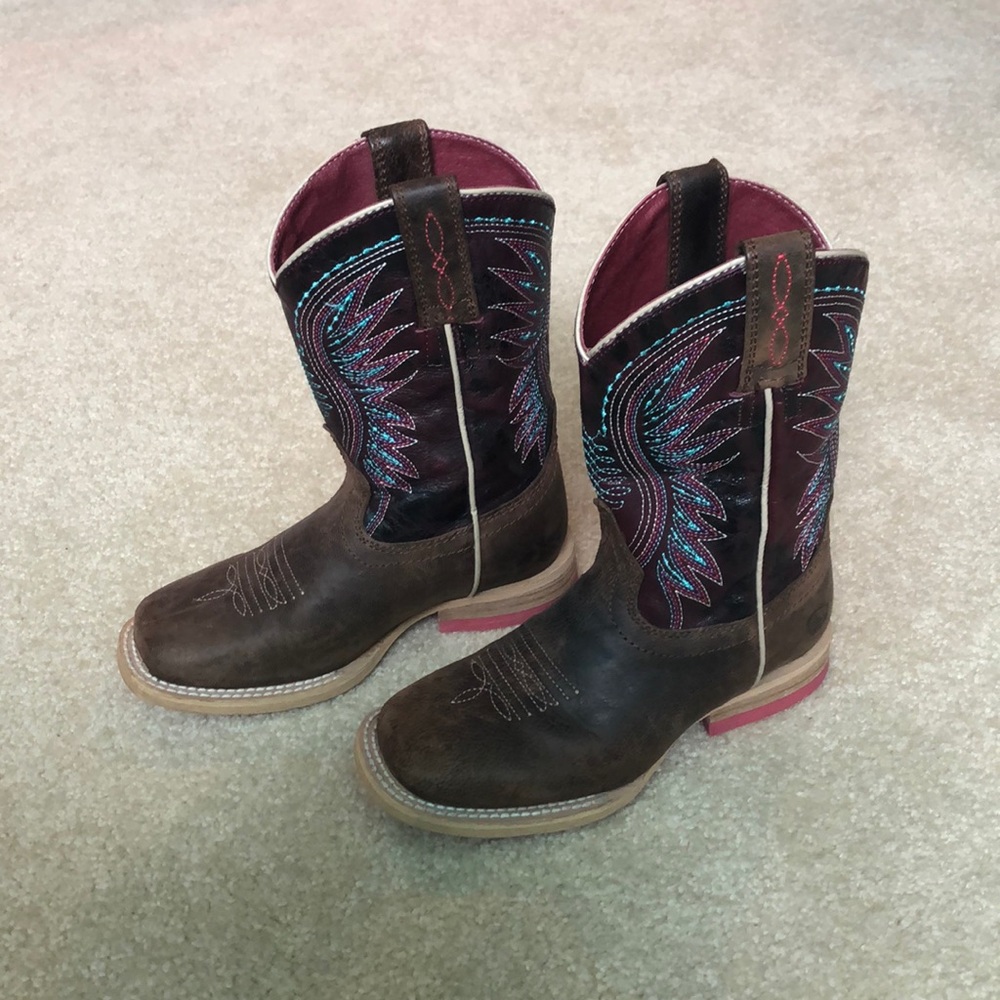 Girls’ Ariat Vaquera Western Boot, size 9